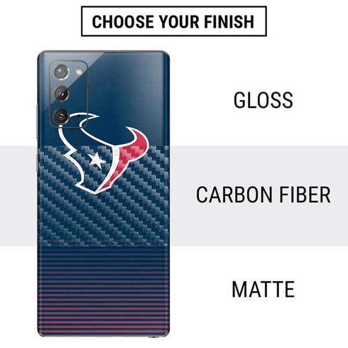 NFL Houston Texans Breakaway Galaxy Note20 5G Skin